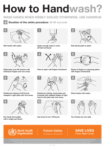 WHO handwashing guide